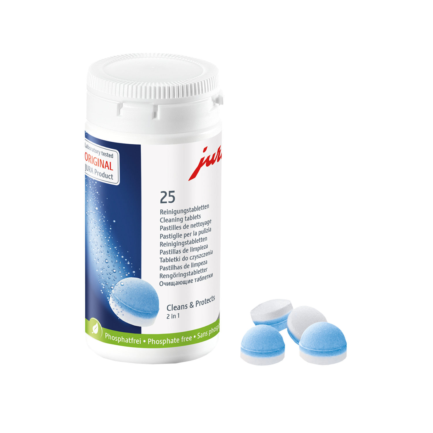 JURA_RENS_Transparent Jura rensetabletter 25 stk